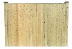 Cedar Privacy Fence - Colonial Style