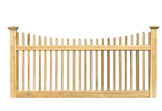 Cedar Open Fence - Open Middlesex Style
