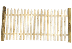 Cedar Open Fence - Open Picket Style