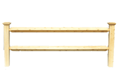 Post & Rail - Diamond Rail Style