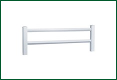 Vinyl Ranch Rail Fence - Ranch Rail #2 Style