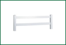 Vinyl Ranch Rail Fence - Ranch Rail #4 Style